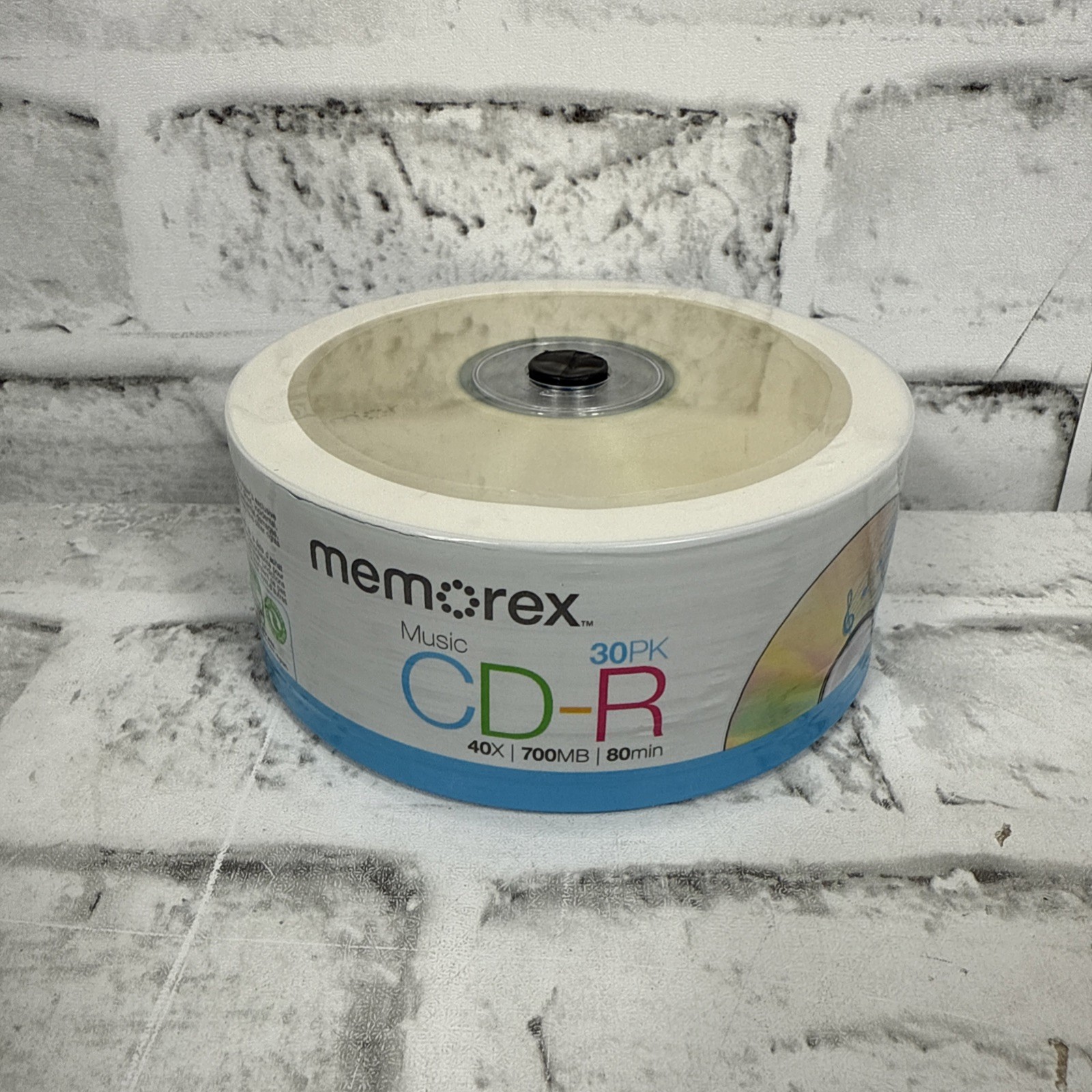 Memorex CD-R 30 Pack 40X 700MB 80min Music Media NEW FACTORY SEALED