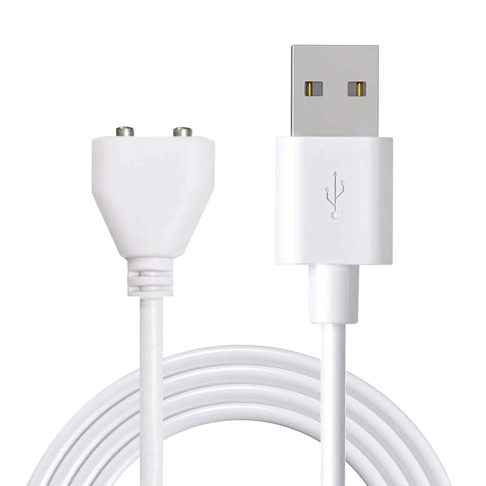 Bicmice Magnetic USB DC Charger Cable Replacement 6mm/0.24inch, White