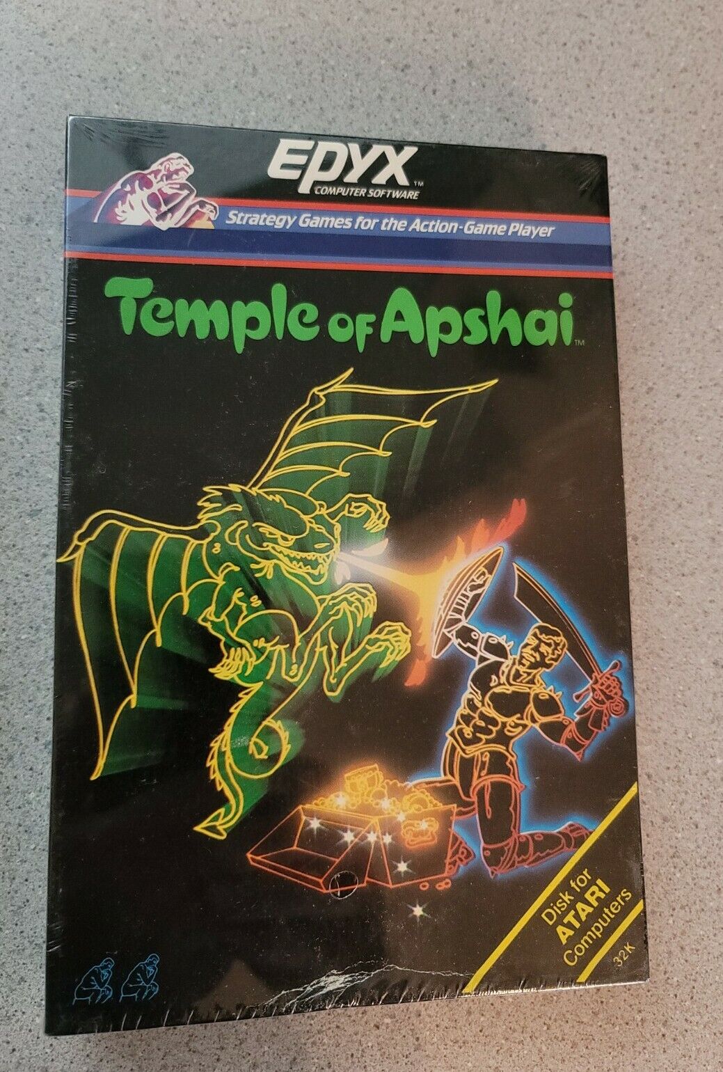 Temple Of Apshai  Disk version (Epyx, 1982) - For Atari Computer Factory Sealed 