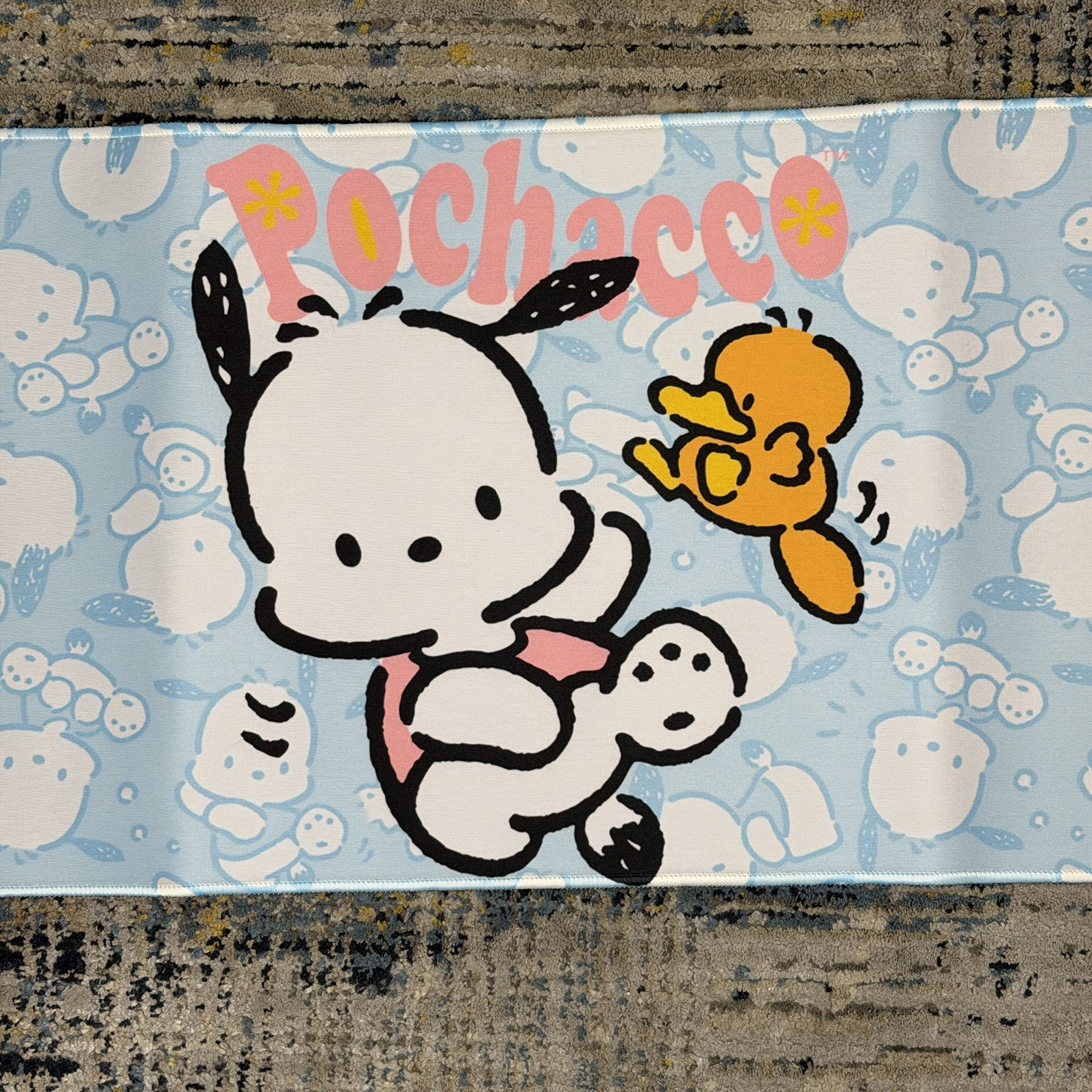 NWT Sanrio (Hello Kitty style) Pochacco, Wide Long Mouse Pad Desk Mat