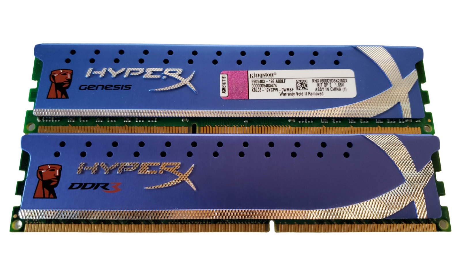 (2 Piece) Kingston HyperX Genesis KHX1600C9D3K2/8GX DDR3-1600 8GB (2x4GB) Memory