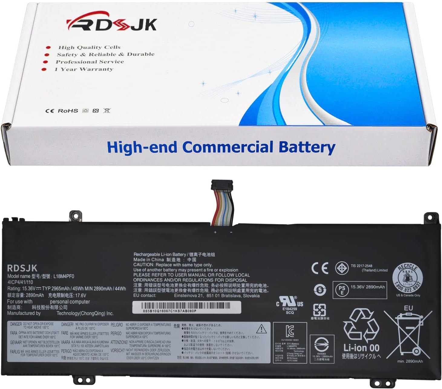 L18M4PF0 L18C4PF0 L18D4PF0 Laptop Battery for Lenovo ThinkBook 13S 13S IWL 13S