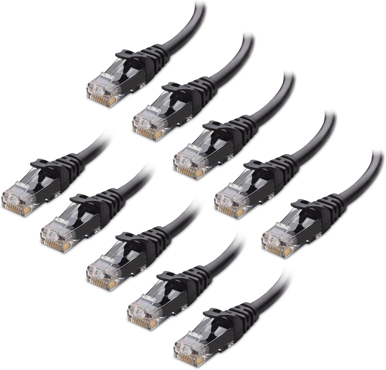 Cable Matters 10Gbps 10-Pack Snagless Short Cat 6 Ethernet Cable 5ft