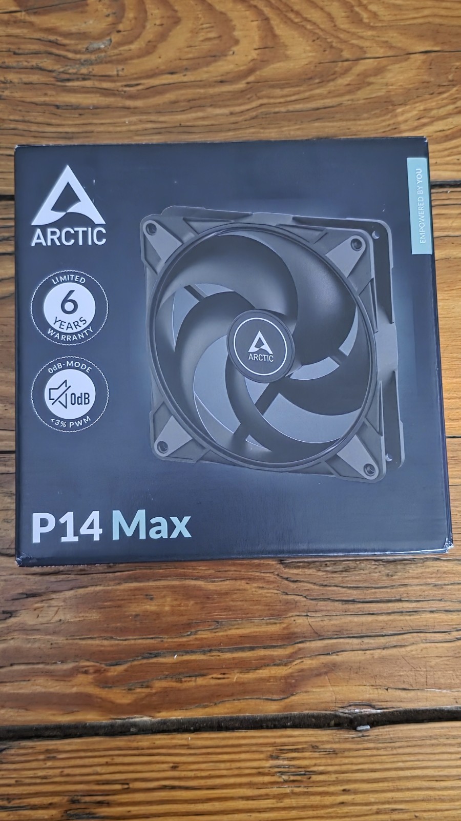 ARCTIC P14 Max 140mm PWM 4-Pin High-Speed PC Case Fan 2800RPM Black ACFAN00287A