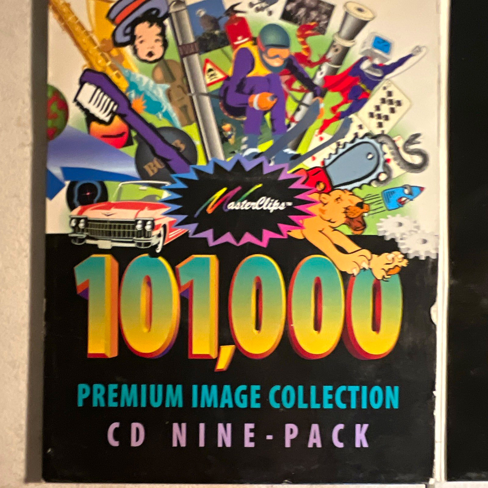 MasterClips 101,000 Premium Image Collection Clip Art 9-CD Set Win/Mac MTN1000