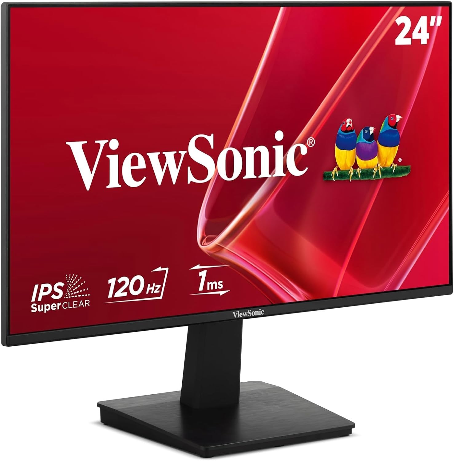 24" Full HD Monitor, Frameless Design, HDMI & VGA``