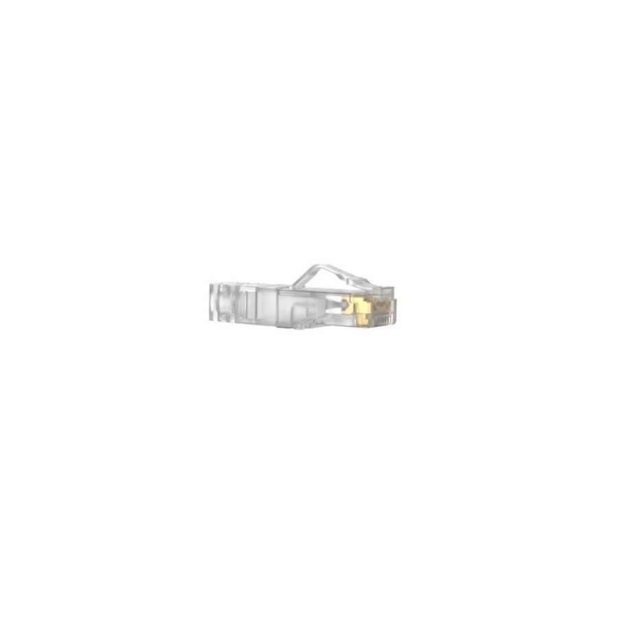 Panduit SP688-C Cat 6 Modular Plug 23-24 AWG RJ45 UTP Plastic Clear Pack of 100