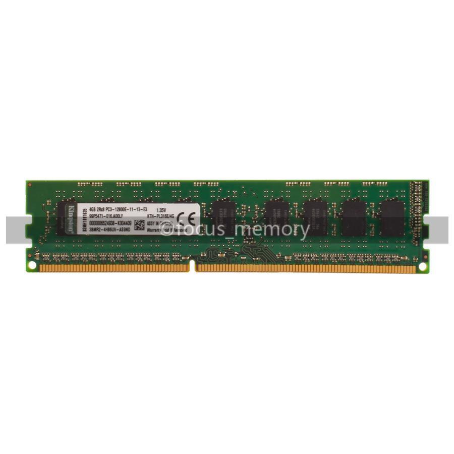 Kingston DDR3 4 GB ECC Unbuffered UDIMM PC3-12800E 1.35V Ram 240pin lot for DELL