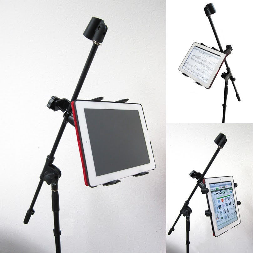 ChargerCity Heavy Duty 7"-12" Screen Size TABLET iPad Microphone Mic Stand Mount