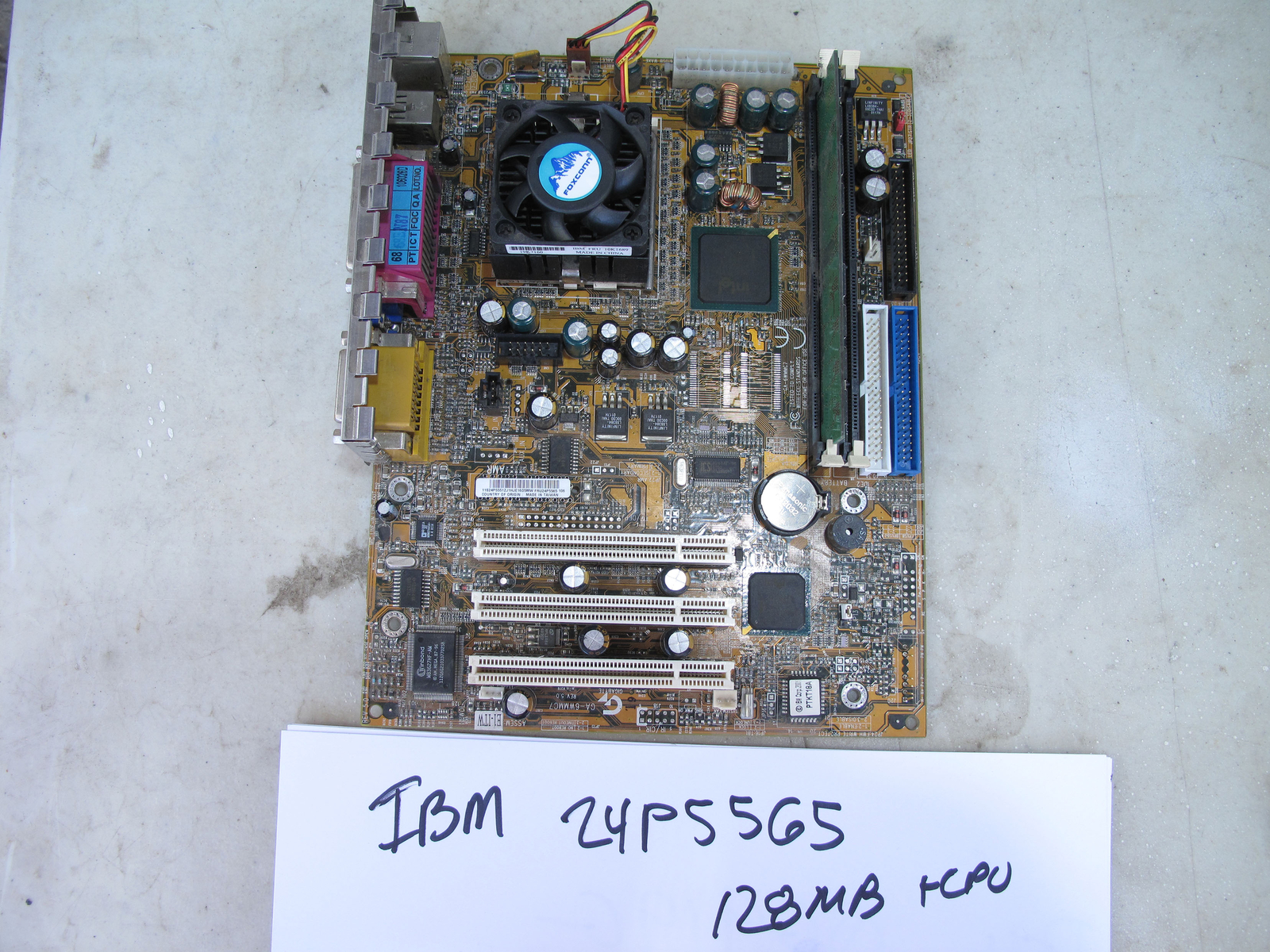 24P5565 IBM System Board for Netvista 6269  + CPU + 128MB RAM