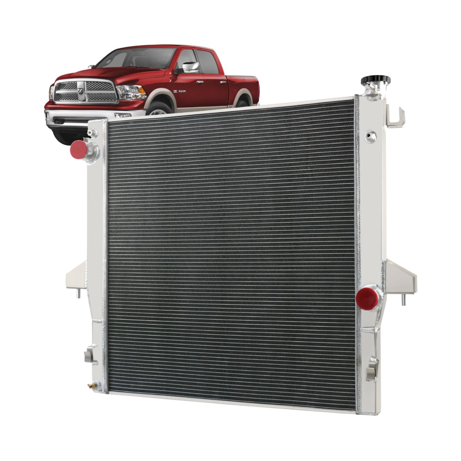 ReadyCool 3 Rows Aluminum Radiator for 2003-2009 Dodge Ram 2500 3500 5.9L 6.7...