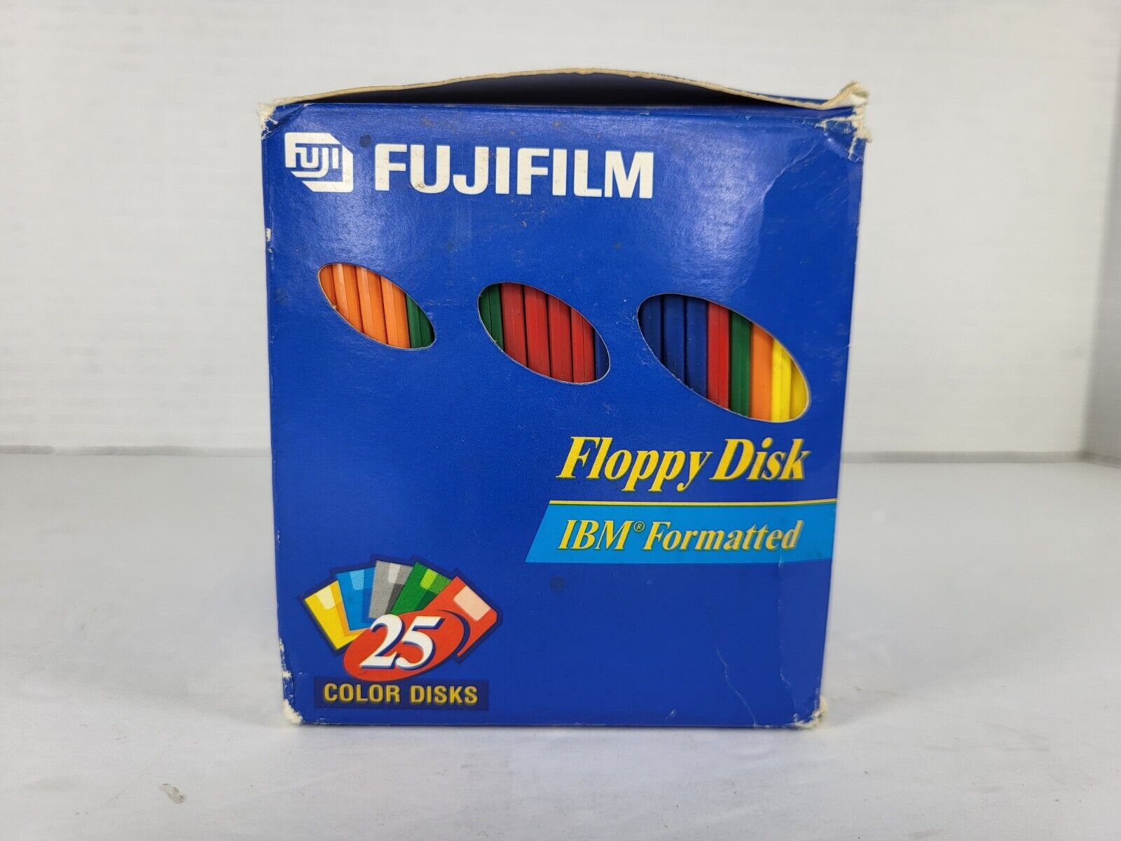 Box of 23 NEW Fujifilm Colored 3.5 Formated Floppy DISKS 1.44MB
