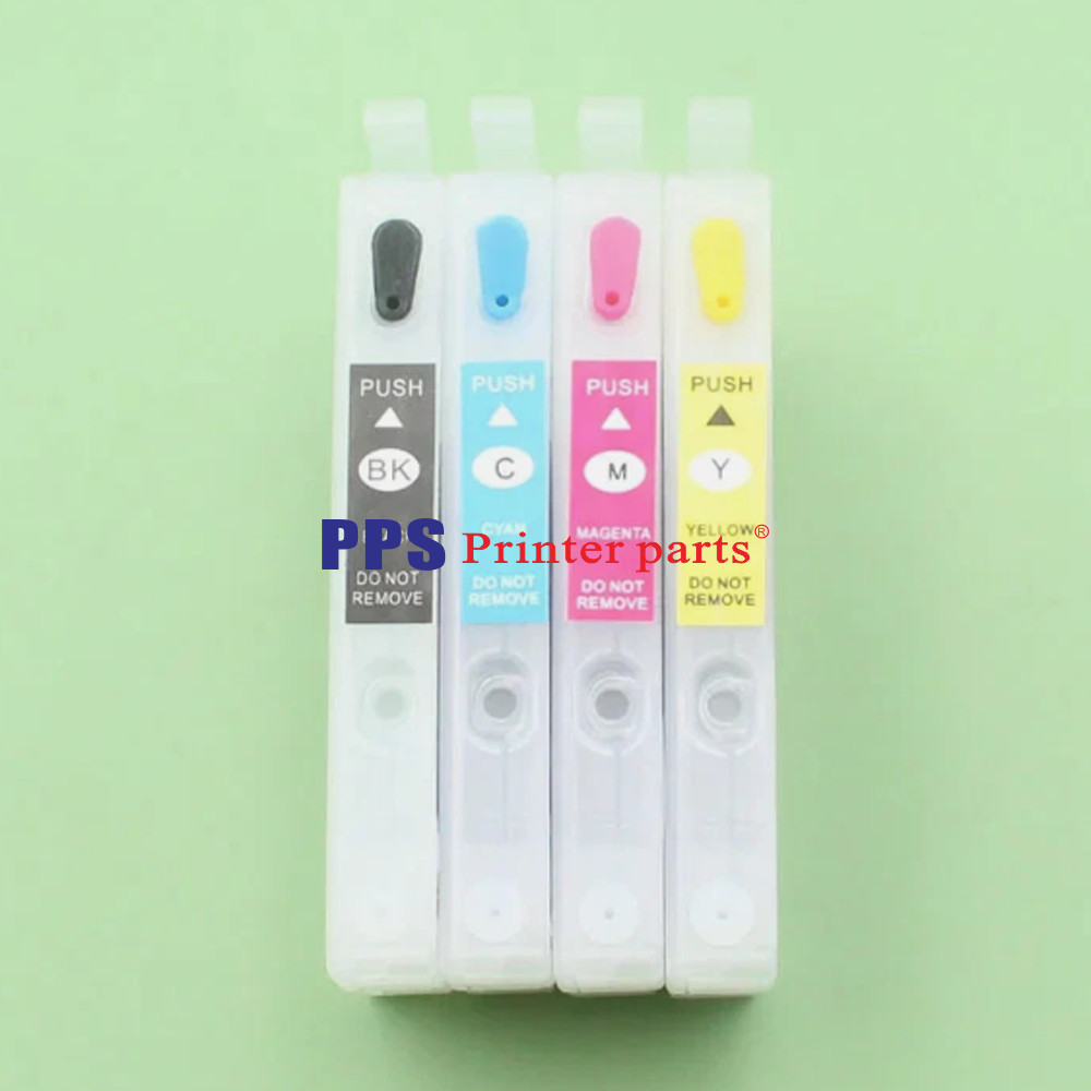4PC Refillable Ink Cartridge For Epson T3100 T3170 T3160 T5100 SC-T5100 Printers