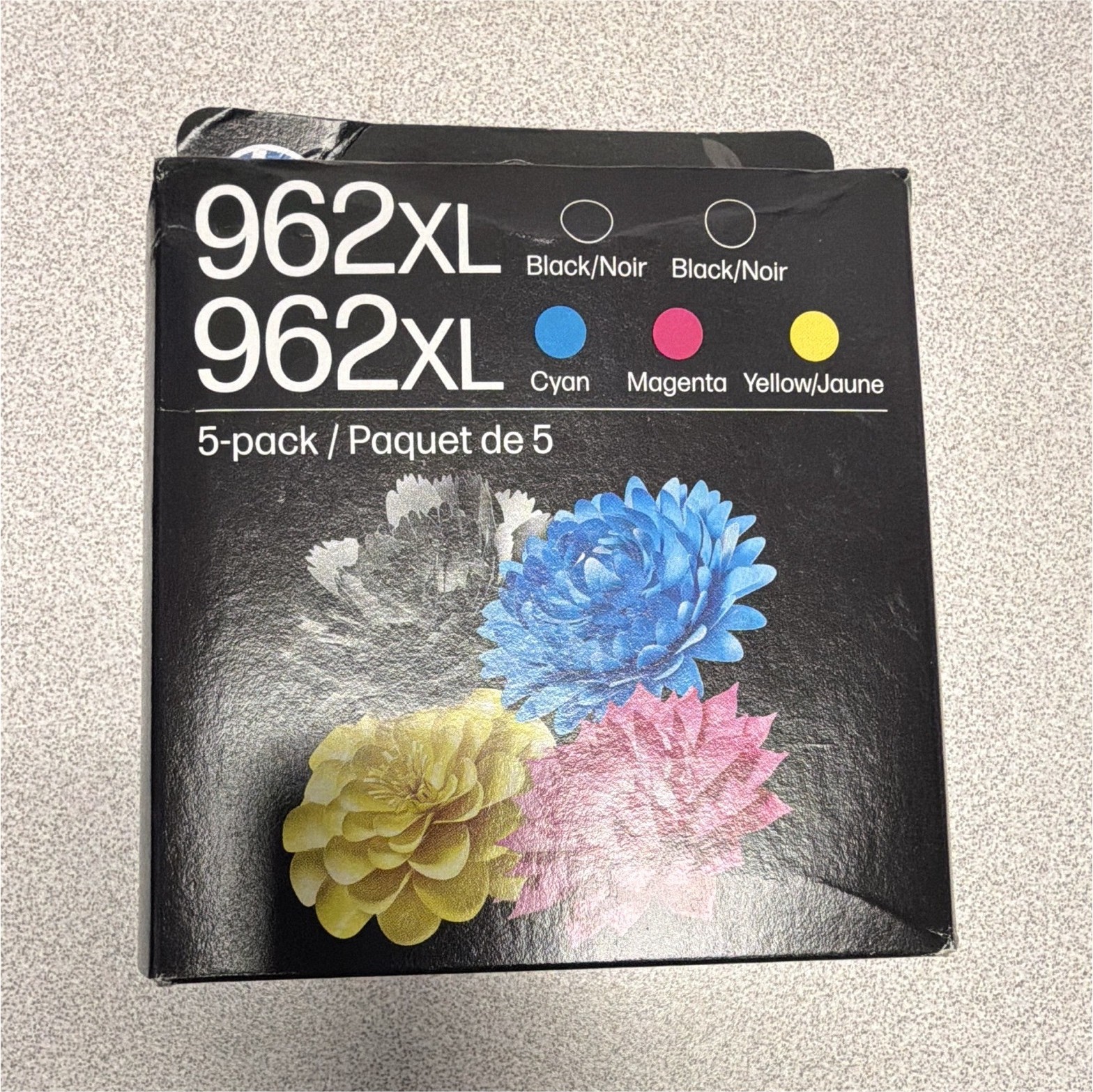 HP 962XL Genuine Inkjet Ink Cartridges – 5 Pack (Black/Cyan/Magenta/Yellow)