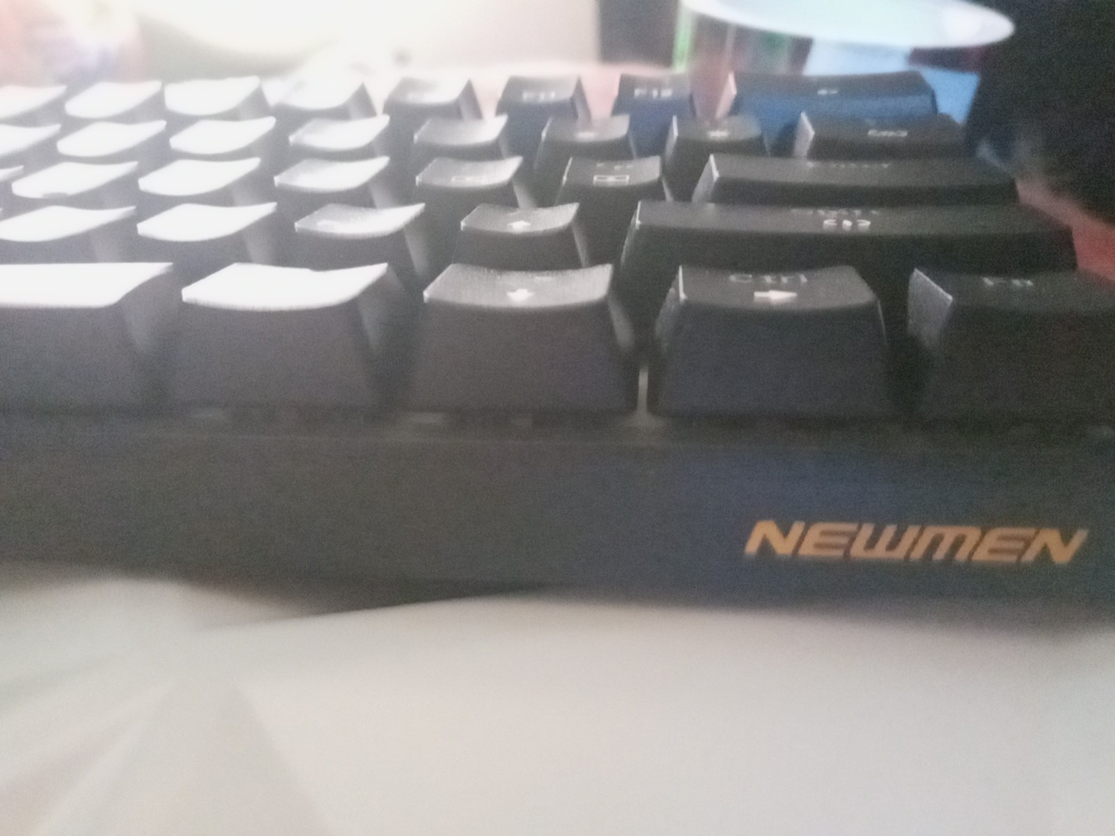 Newman Gm611 Backlit Mechanical Keyboard Hotswappable Linear Red Switches Black
