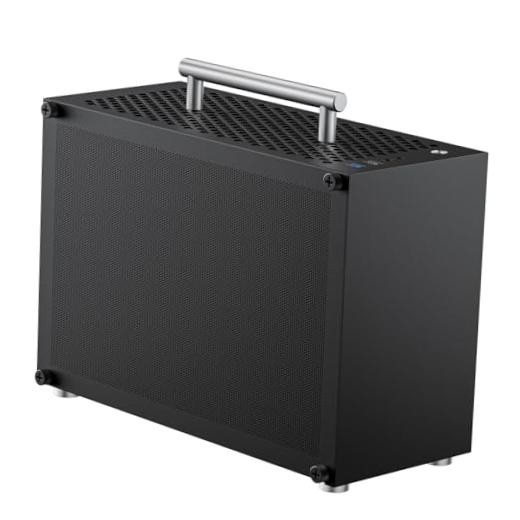 Mini ITX PC Case, Small Form Factor Computer Case - Metalfish T60 Black