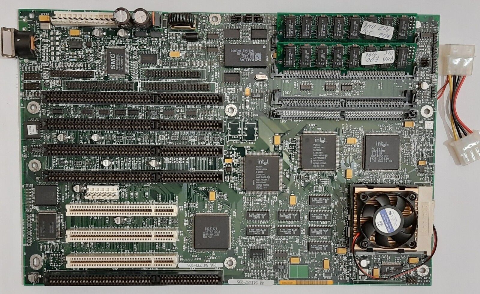Intel Premiere/PCI II (Plato) ISA Socket 5 Motherboard + Pentium 75MHz + 16MB RAM