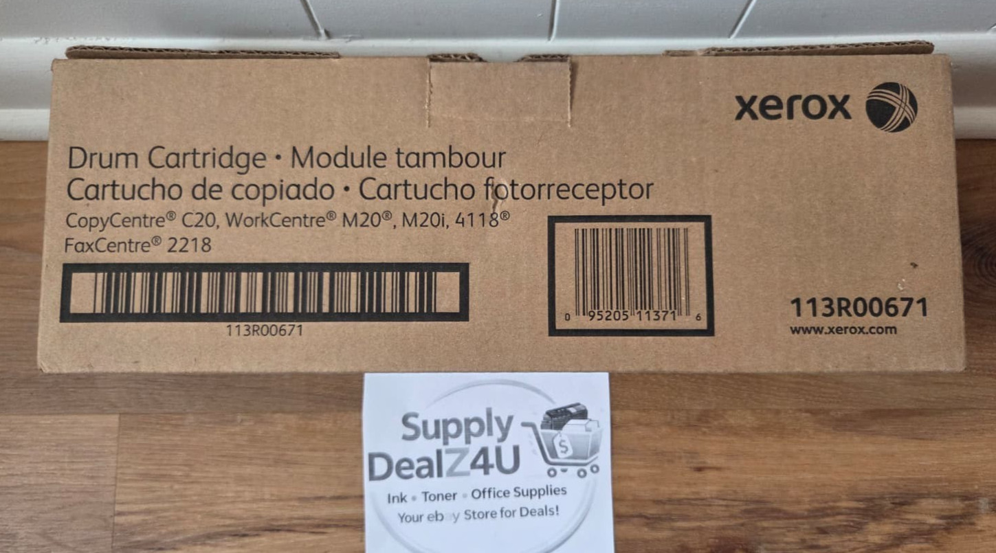GENUINE Xerox 113R00671 Drum Cartridge OEM WorkCentre 4118 M20 M20i C20