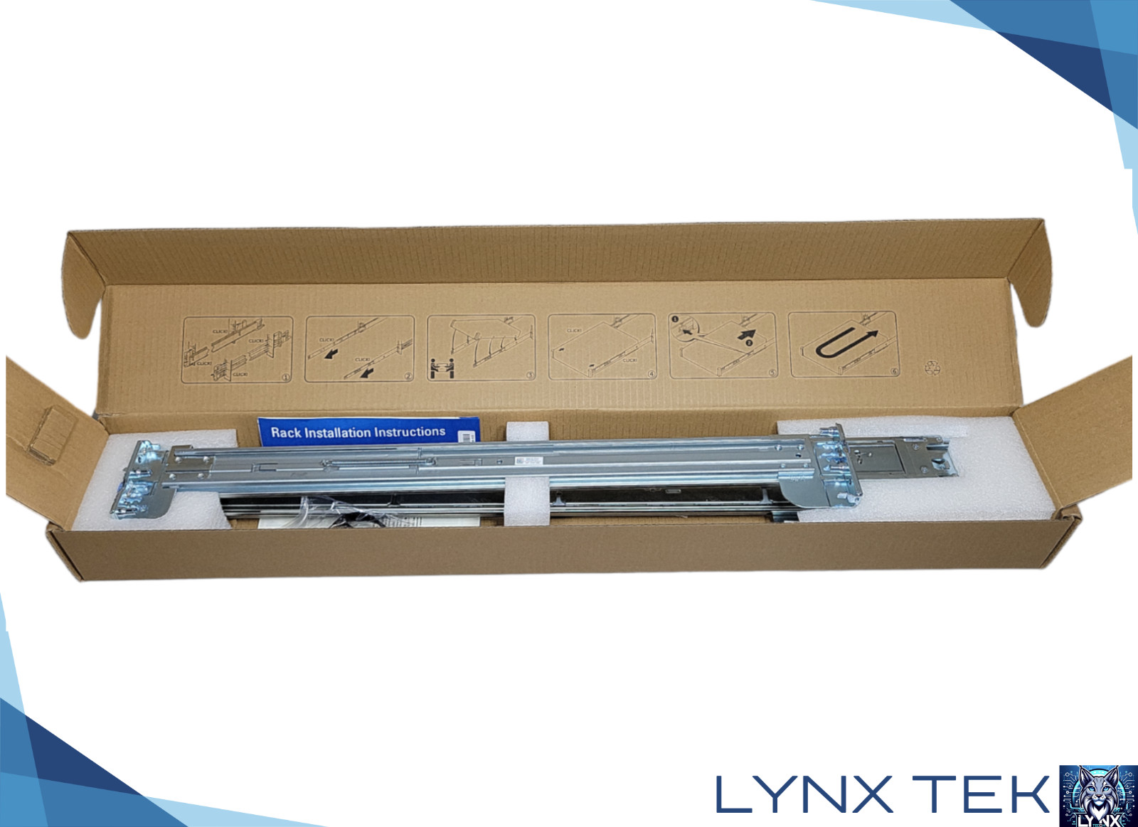 Dell 2U B6 Sliding Ready Rails for PowerEdge R520 R530 R720 R730 R740 R820 H4X6X