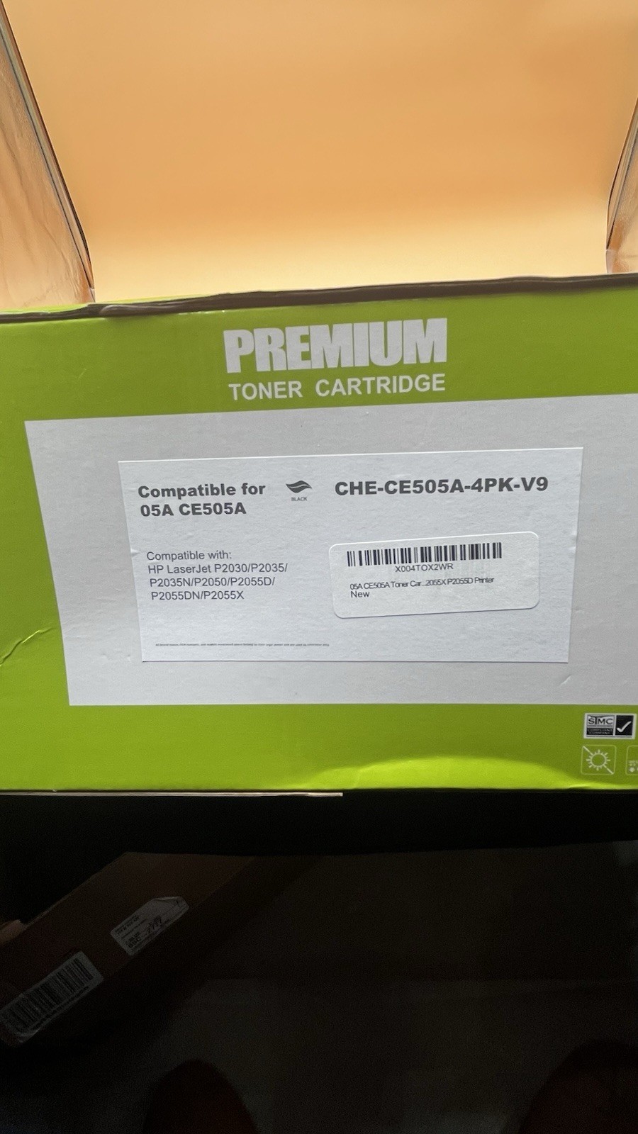 Aztech 4-PACK Toner HP Laser Jet Compatible w/ 05A CE505A. BLACK.  NEW SEALED