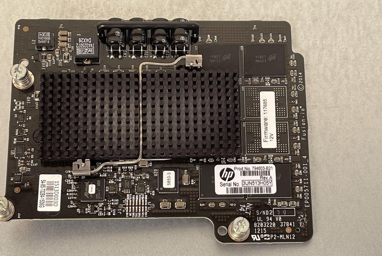 HP SanDisk ioMemory 1.2TB SX300-1200 Mezzanine PCI-e SSD MLC Flash 98% - 100%