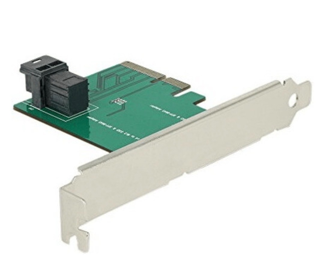 Delock PCIe x4 Card to SFF-8643 NVMe Adapter | U.2 | 12Gbps