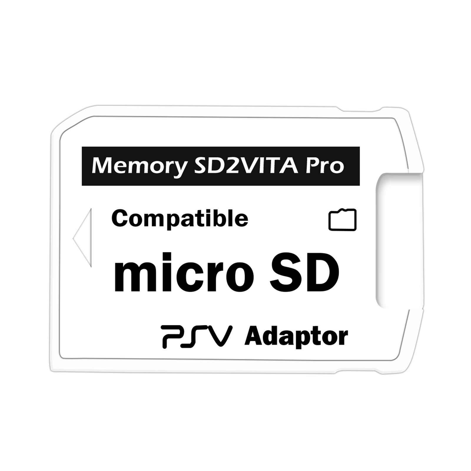 SING F LTD Sd2Vita Pro Adapter 3.0 Compatible with Ps Vita 3.60 Henkaku White 