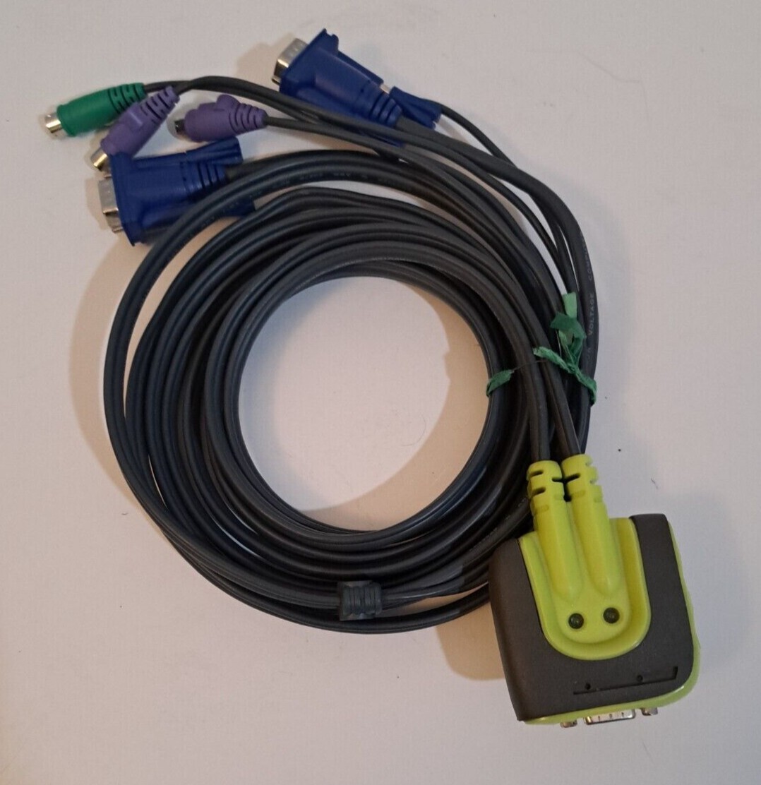  IOGEAR MiniView (ATN-G-CS62) 2-Ports External KVM switch PS/2