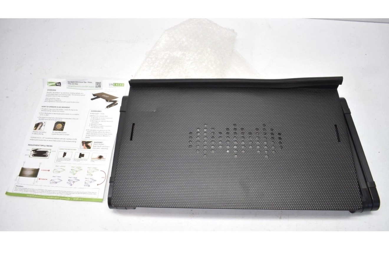 Uncaged Ergonomics WorkEz Professional Ergonomic Laptop Stand Adjustable