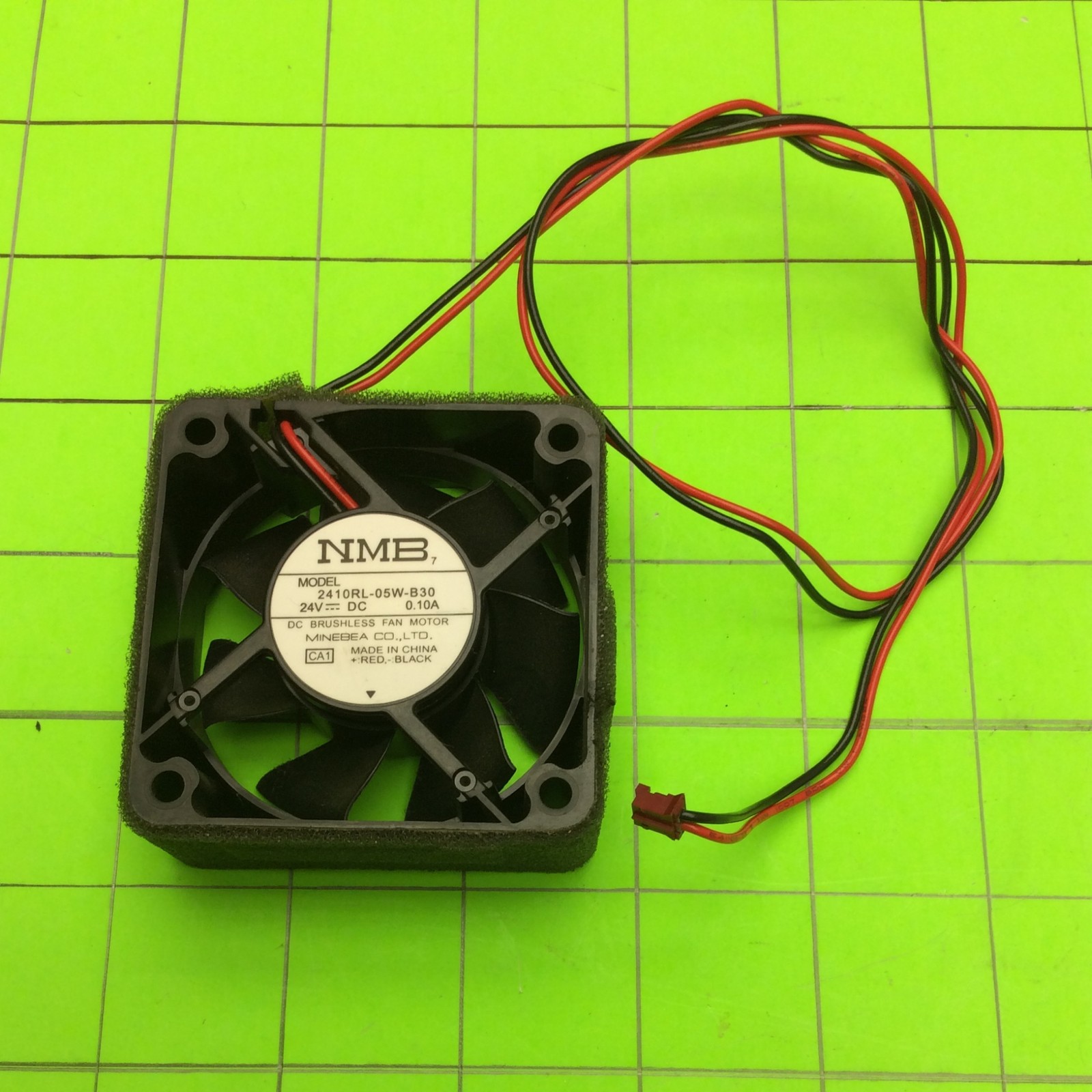 Laser Printer NMB 2410RL-05W-B30 24V DC 0.10A Cooling Fan