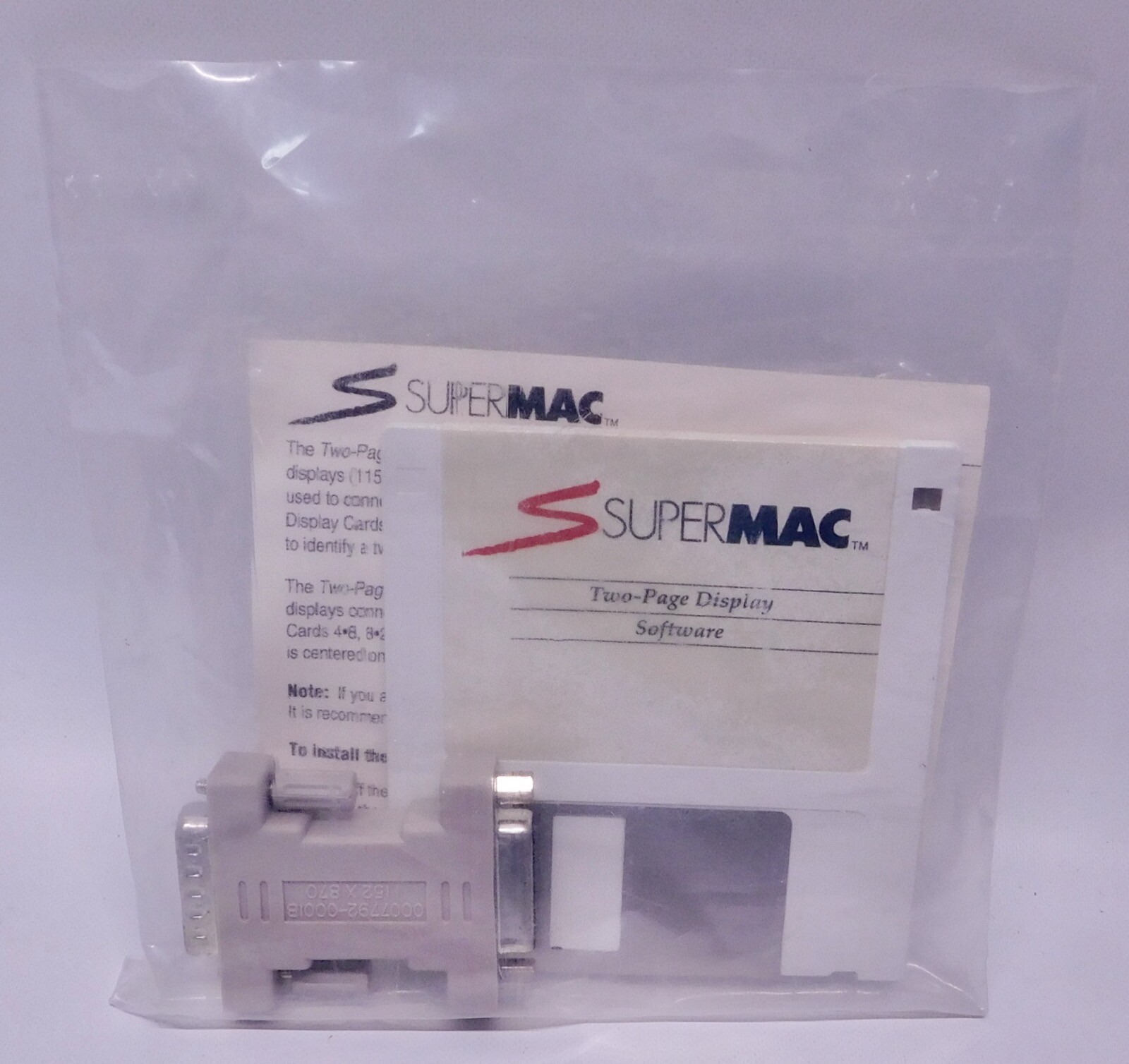 Vintage Computer Parts: SuperMac Video Adapter Package