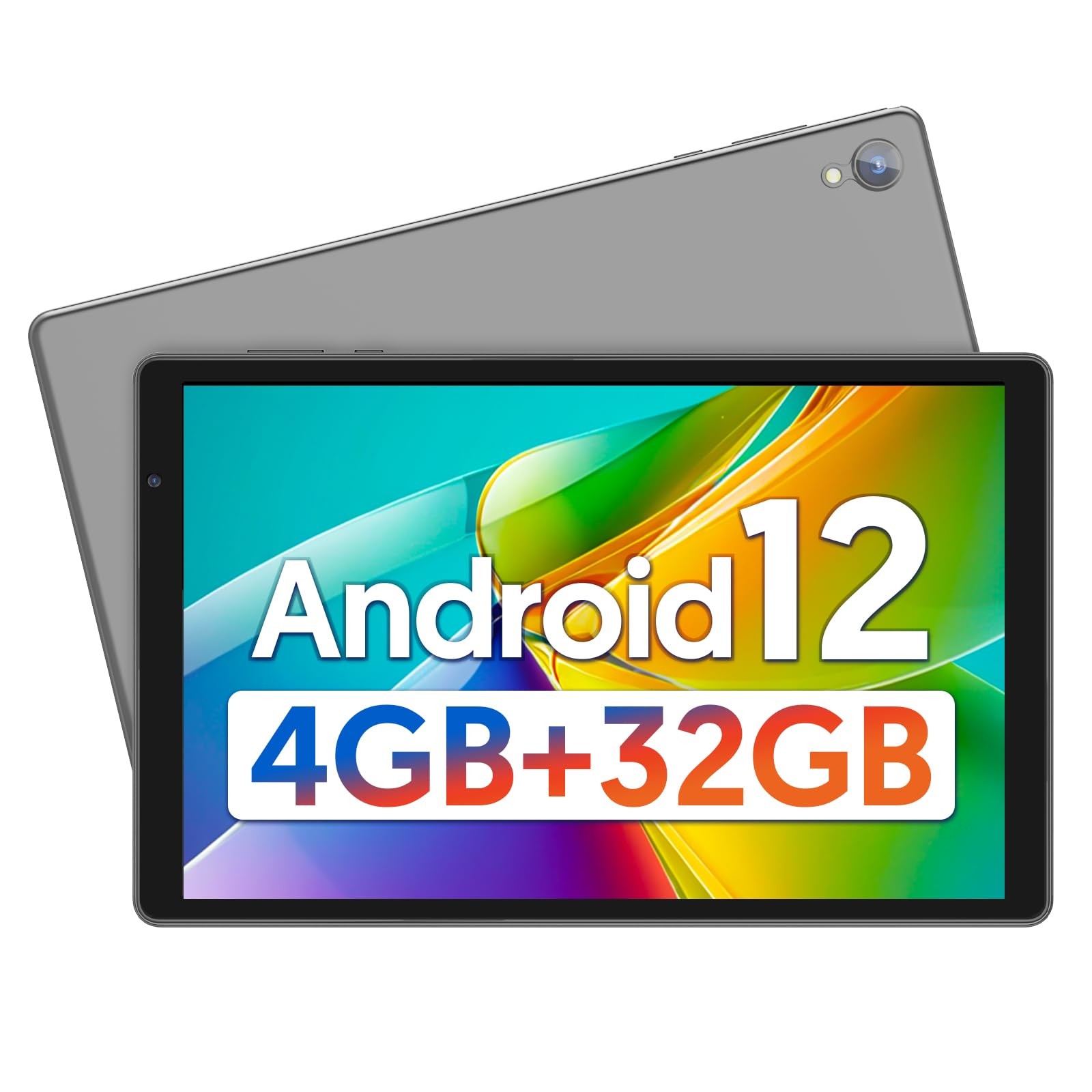 BAKEN D10A 10 Inch Tablet Android 12 32GB ROM 4GB RAM Darkgrey
