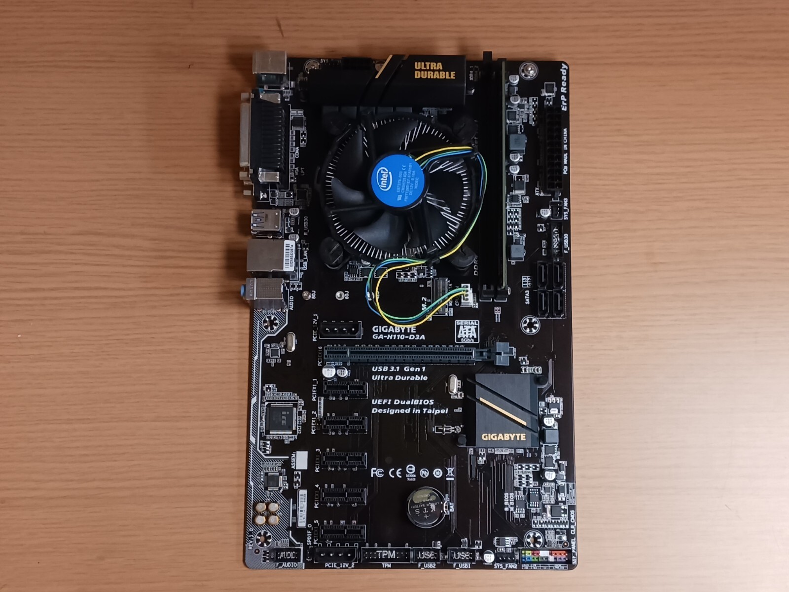 GIGABYTE GA-H110-D3A Intel Motherboard USED PLS READ DESCRIPTION & VIEW PHOTOS