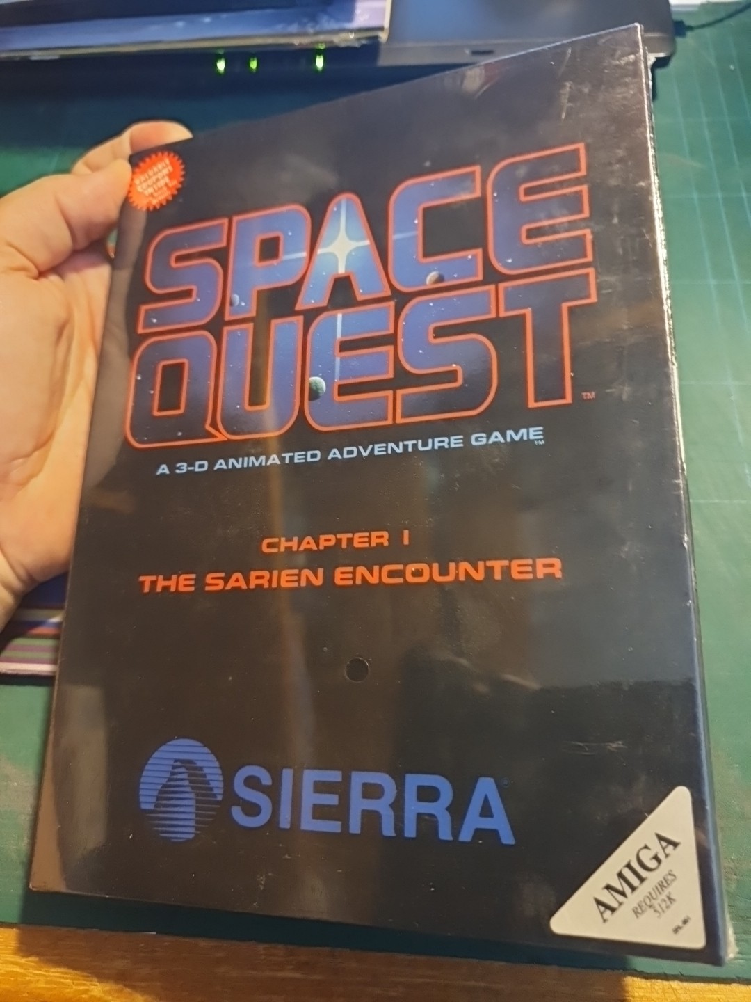 SPACE QUEST SEALED GAME X AMIGA 500 1000 2000 SIERRA