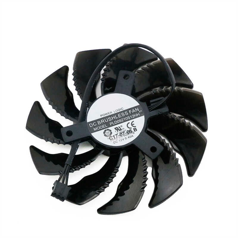 For Gigabyte GTX 1050 1050ti RX550 560 ITX Graphics Card Fan PLD09210S12HH 3 pin