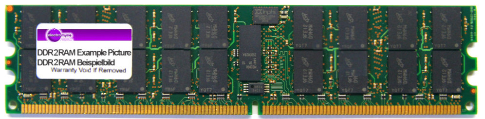 2GB Qimonda DDR2-667 Server RAM Memory PC2-5300P ECC Reg CL5 HYS72T256220HP-3S-A