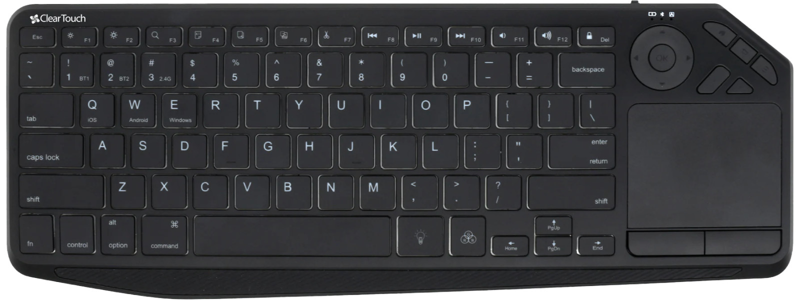 Clear Touch Keyboard And Touchpad KB200