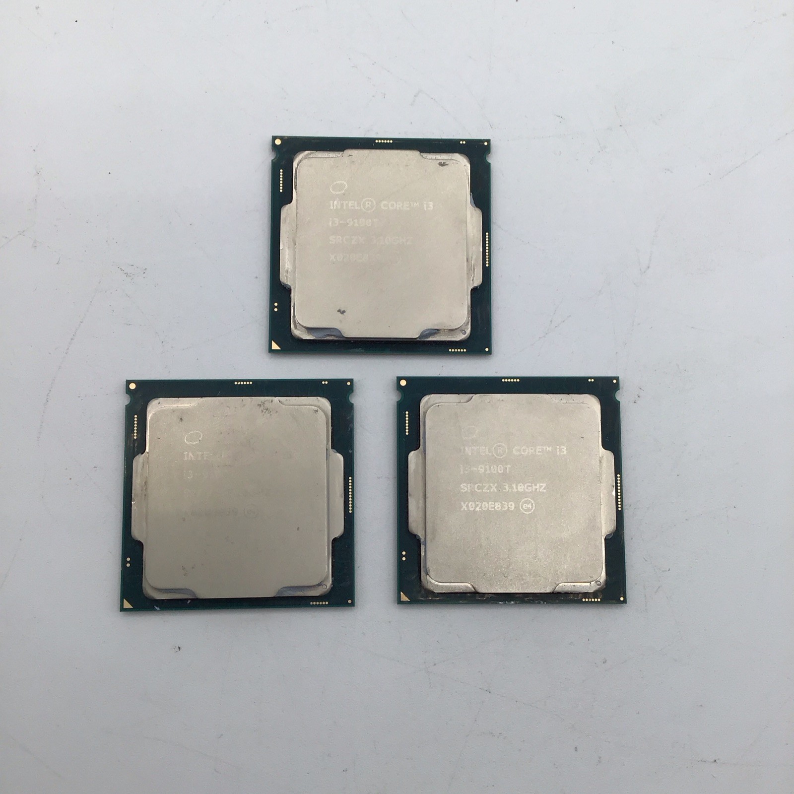Lot of 3 Intel Core i3-9100T 3.10GHz CPU 9th Gen Processor Used