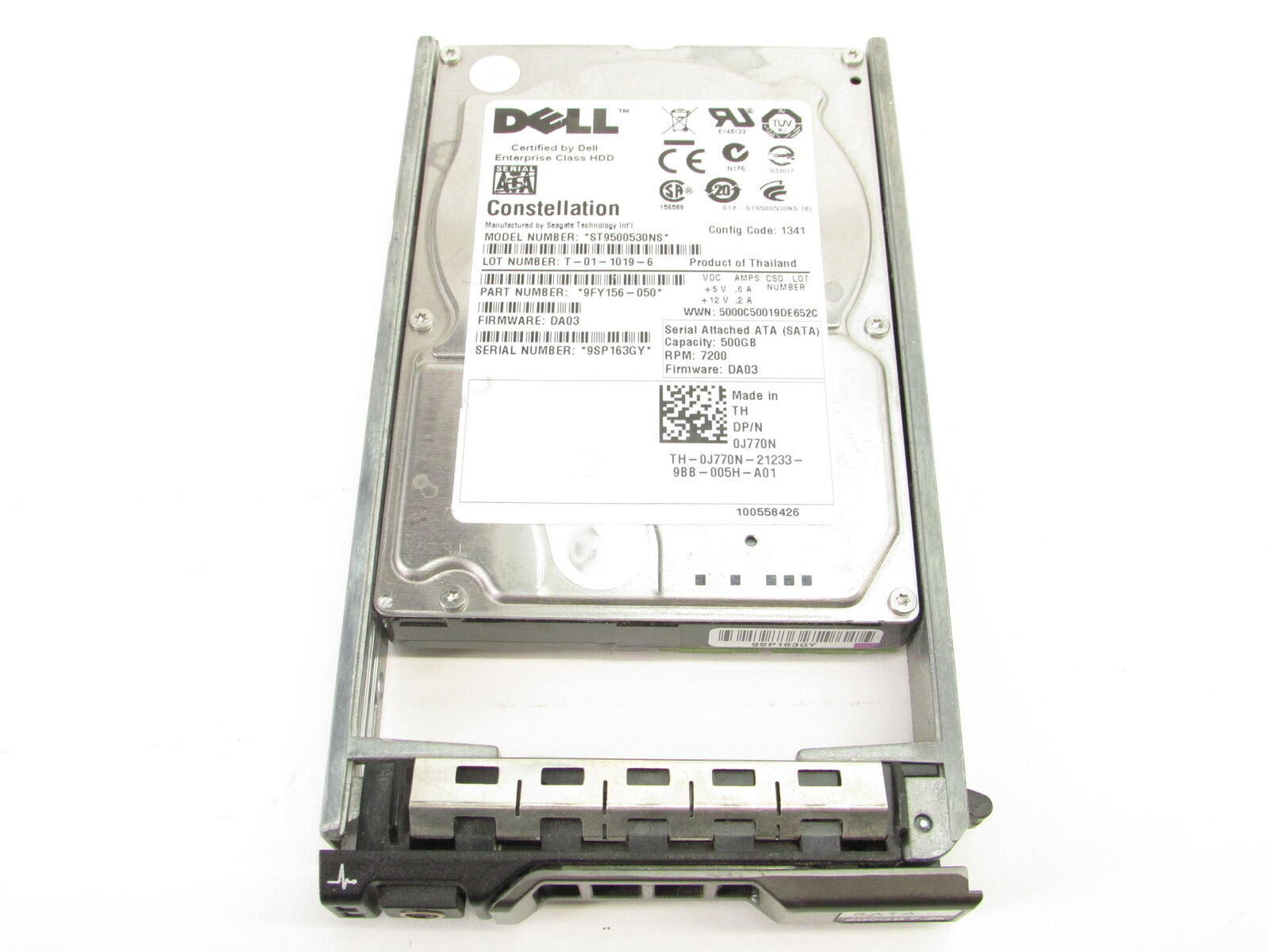Dell J770N 500GB 7.2K 6G SAS 2.5\