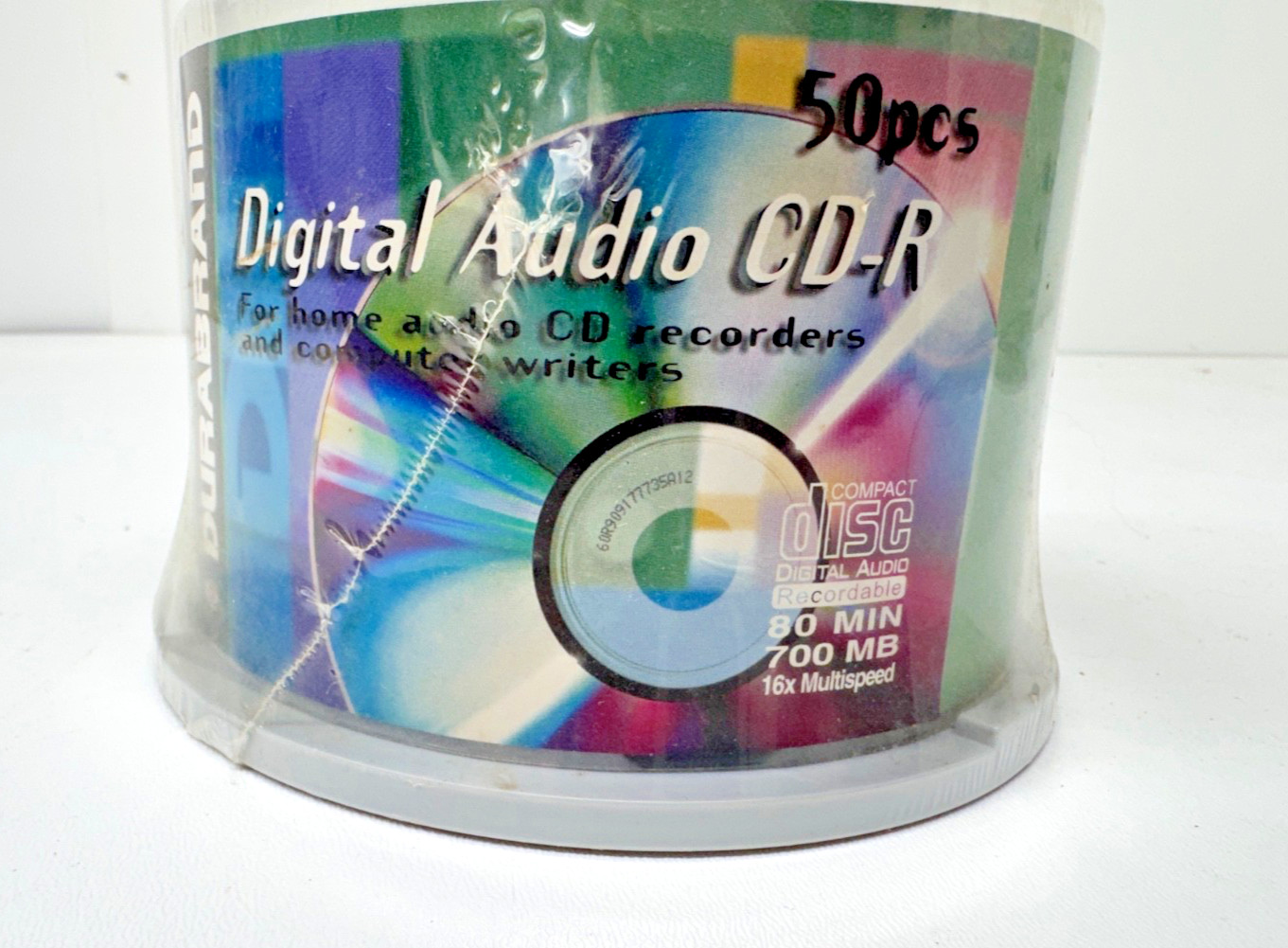Durabrand Digital Audio CD-R 700MB 80 Minute 16X Multispeed 50 Pack New Sealed