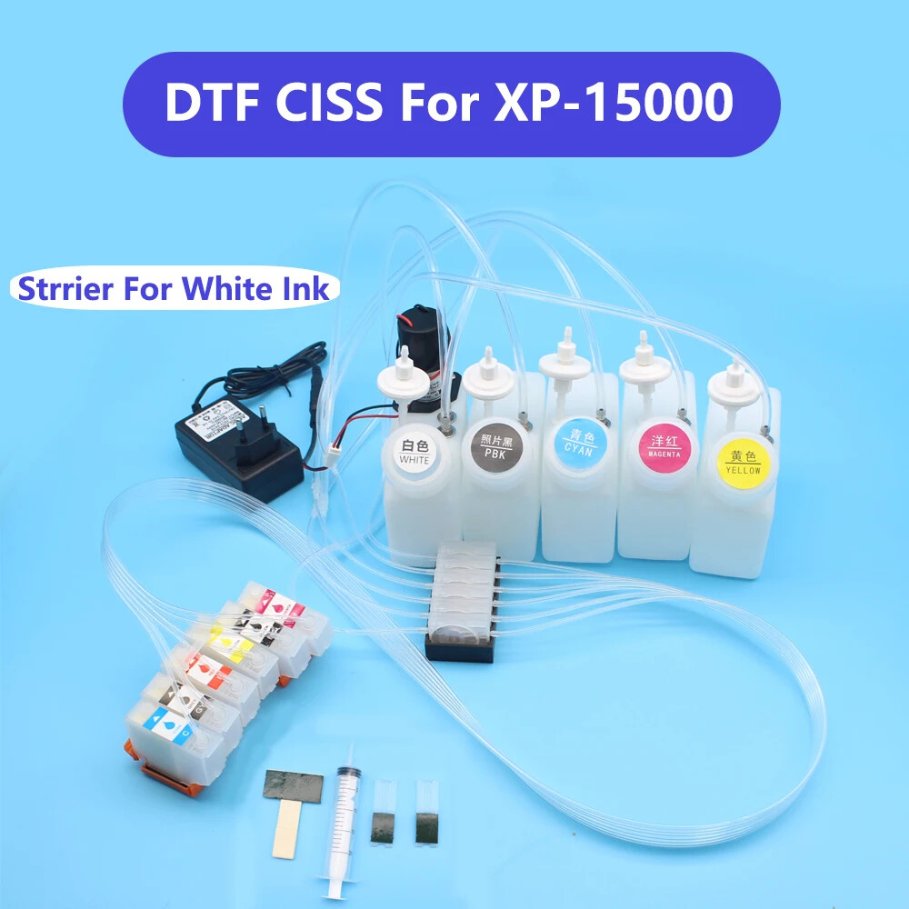 XP-15000 DTF CISS Ink Supply System For Eps XP-15010 XP-15080 Without Chip