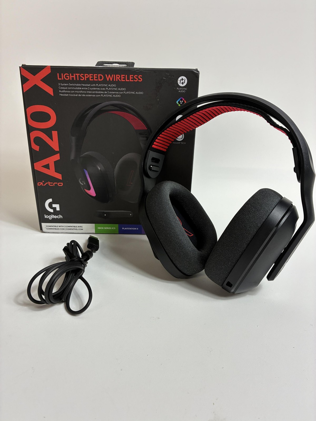 Logitech G Astro A20 X Multi-Platform Wireless Gaming Headset - Black-