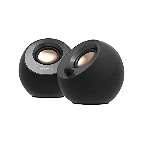 Creative Pebble V3 Black USB/Bluetooth/3.5mm pin 8W RMS Peak output 16W USB