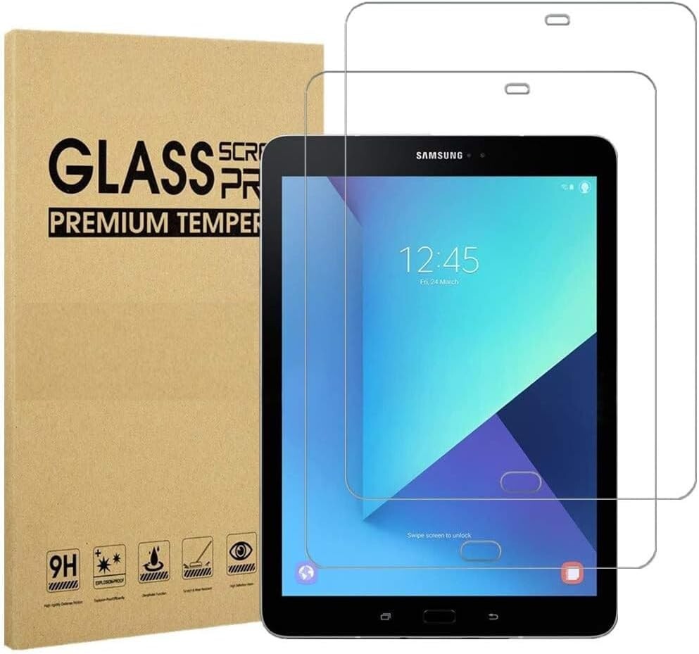 2-Pack 9H Tempered Glass Screen Protector For Samsung Galaxy Tab S3 9.7 SM-T820