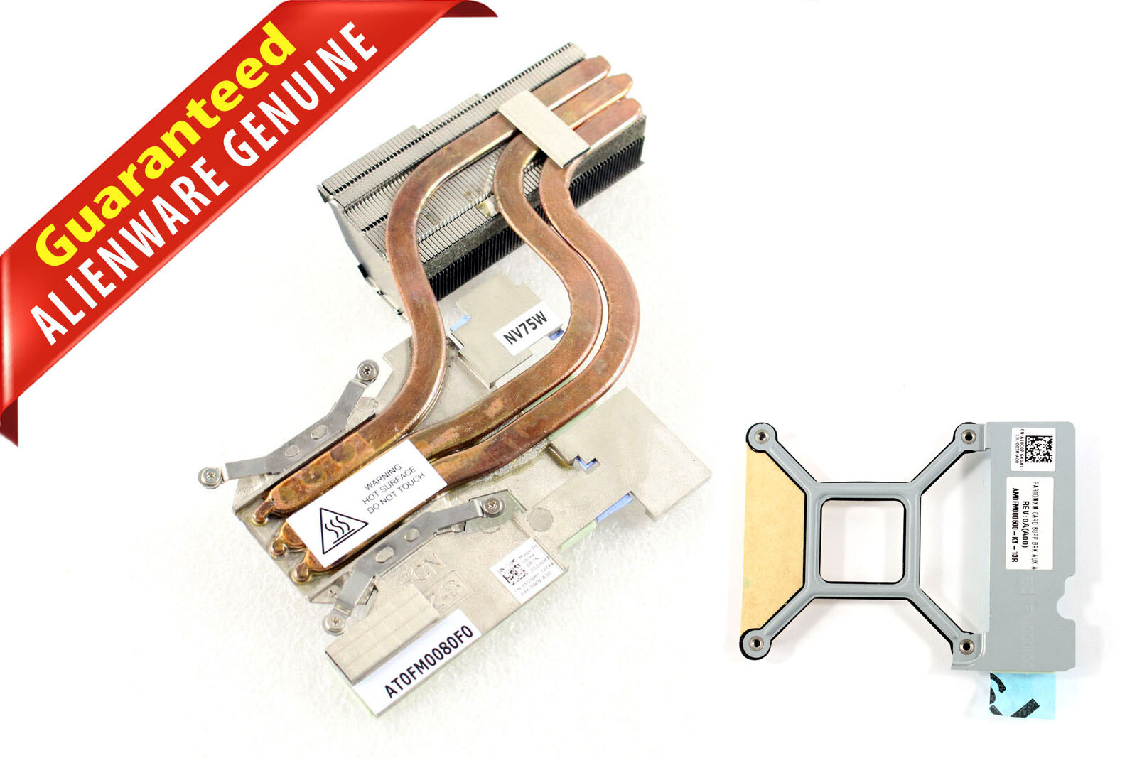 Genuine Dell Alienware M18X Secondary Copper Pipe Heatsink AT0FM0080F0 5DWH3