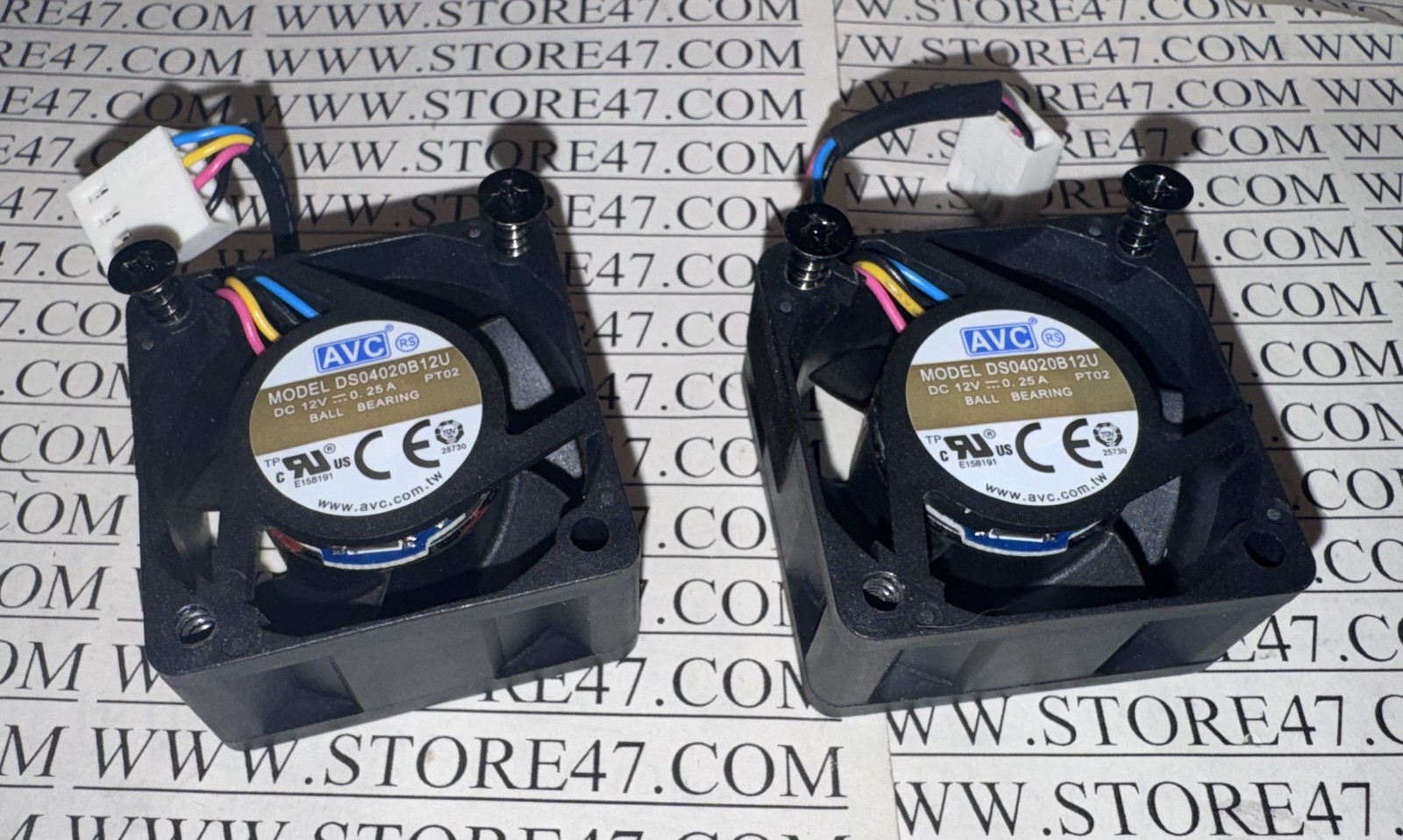 2PCS Replacement Fans for Juniper Networks SRX320 AVC DS0402B12U 12VDC 0.25A