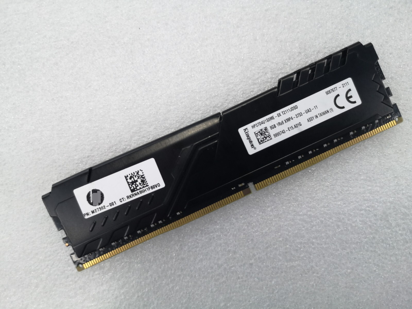 HP Kingston 8GB DDR4 3733 Desktop DIMM RAM 1Rx8 HP37D4U1S8ME-8X PC4-29800 288pin