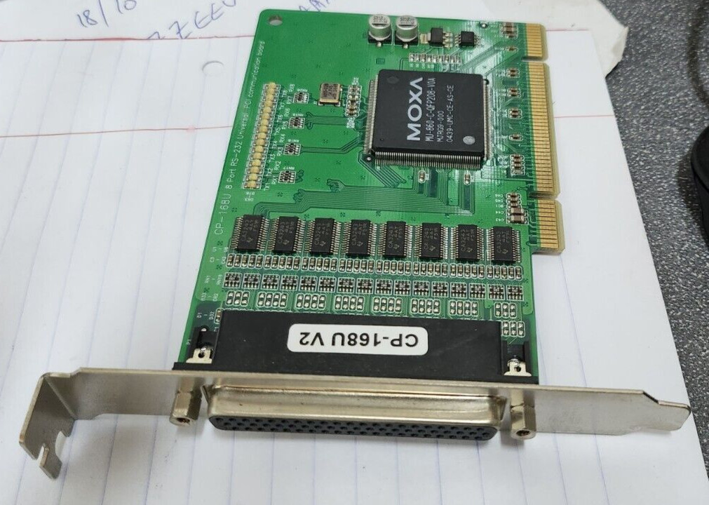 MOXA CP-168U V2 8-port RS-232 Universal PCI Multiport Serial Board