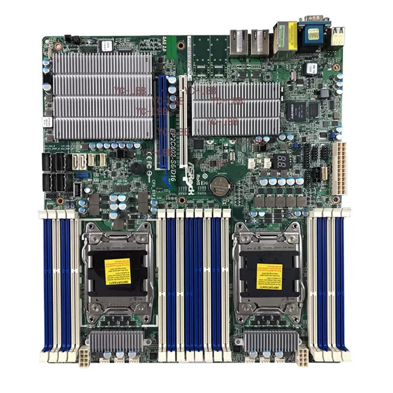 ASRock Rack EP2C602-S6/D16 Server Workstation Mainboard Dual CPU LGA2011 E5