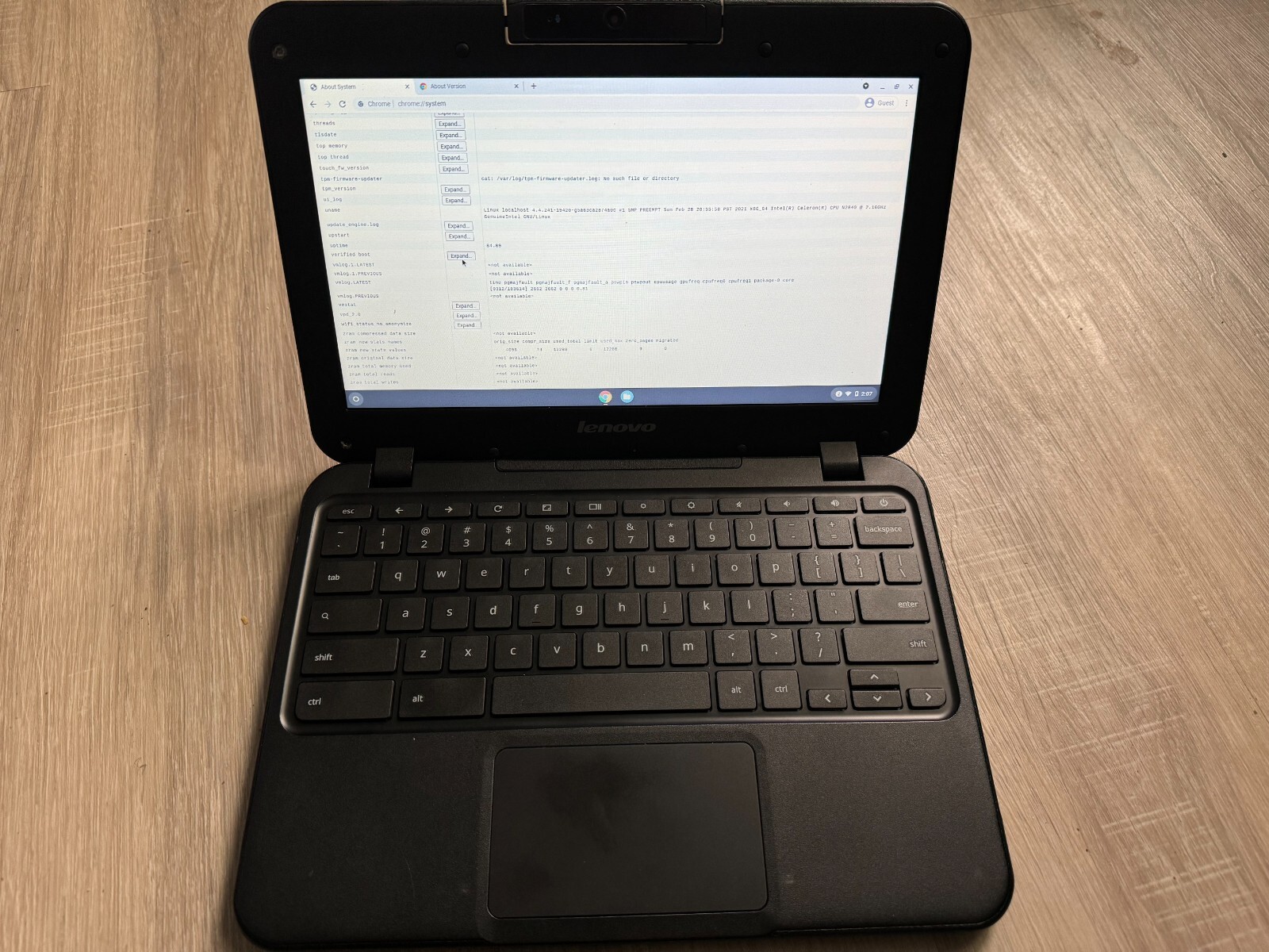 Lenovo N21 11.6" ChromeBook - Intel N2840 2.16GHz  16GB SSD 4GB RAM